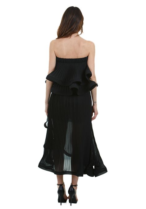 Gonna plissè in georgette SIMONA CORSELLINI | Gonne | CPGO01401003